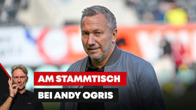 Am Stammtisch bei Andy Ogris: Manfred Schmid