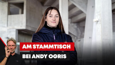 Am Stammtisch bei Andy Ogris: Stefanie Schneeberger