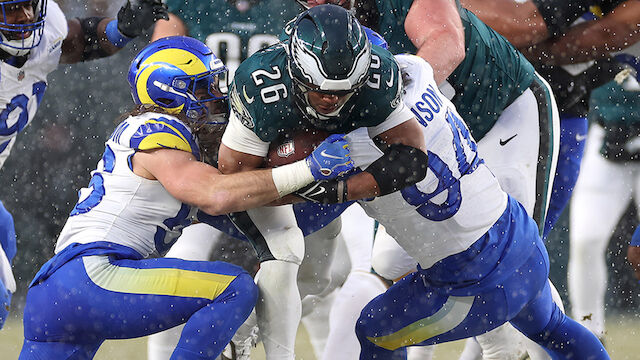 Barkley trägt die Eagles durch das Schneegestöber