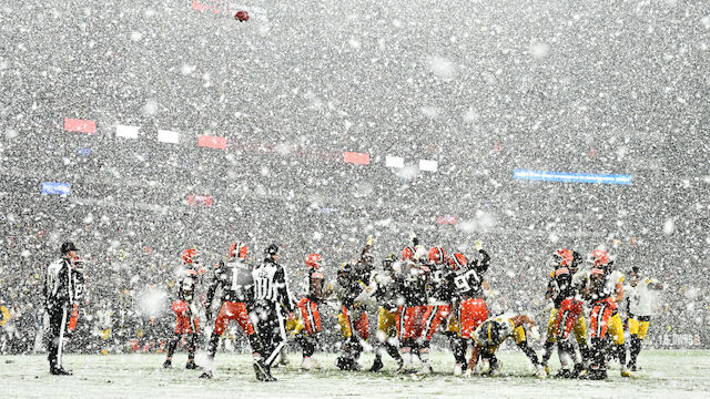 NFL in Weiß! "Werde heute definitiv etwas Schnee essen"