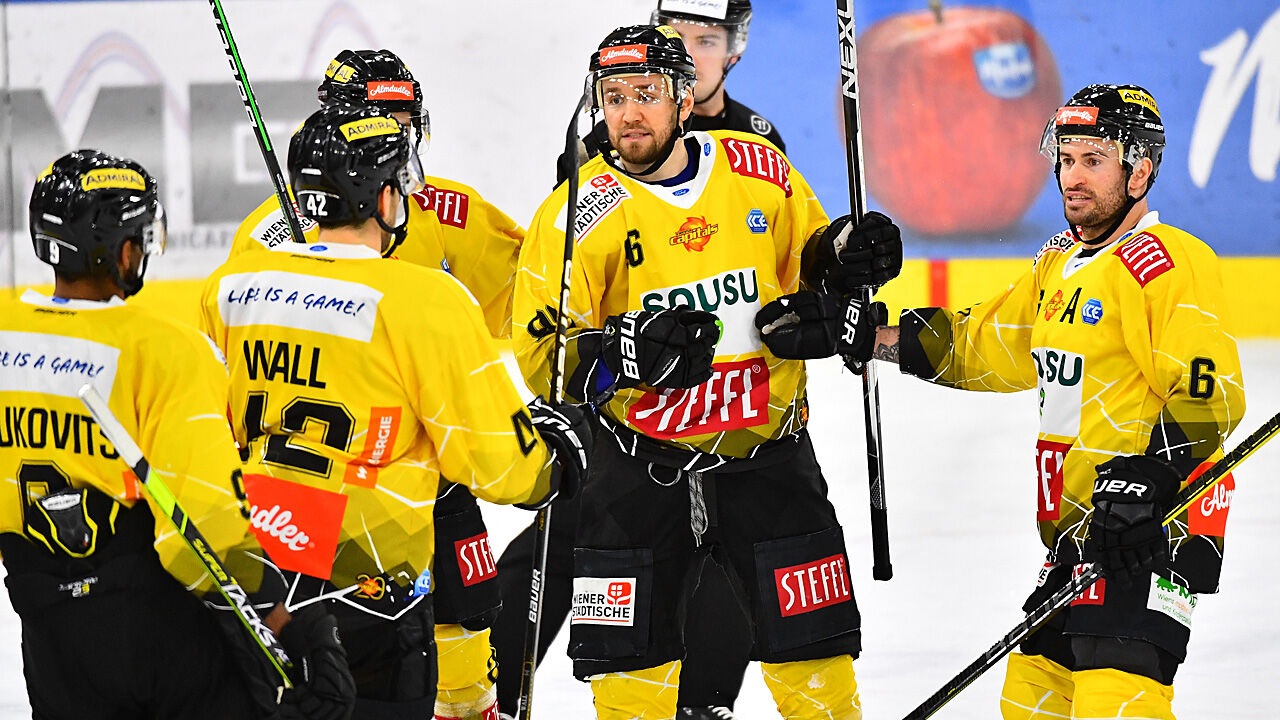 ICE Hockey League Vienna Capitals schlagen Leader Bozen