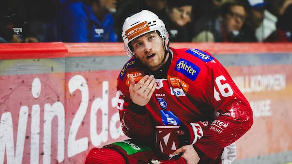 Hiobsbotschaft! KAC-Stürmer fällt für restliche Saison aus