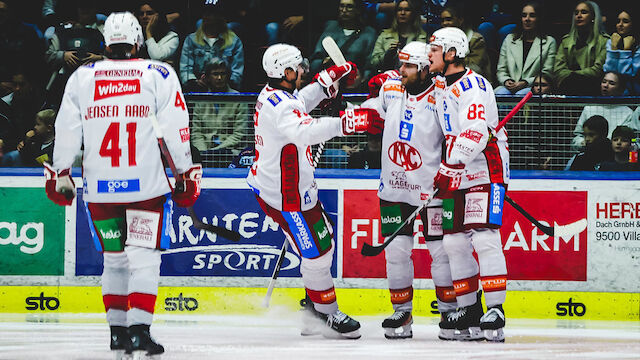 KAC dreht Kärntner Derby nach 0:2 und fixiert die Playoffs