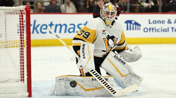 Historisch! Penguins-Goalie schreibt bei Sieg NHL-Geschichte