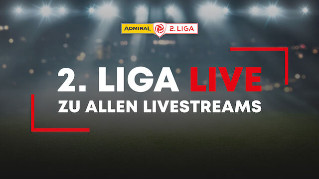 2. Liga: Alle Spiele hier im LIVE-Stream