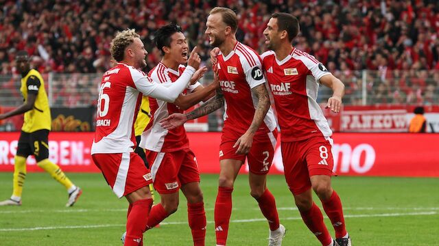 Union Berlin feiert Sieg über Borussia Dortmund