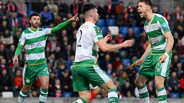 Ausgerechnet! Shamrock Rovers spielen bei Rapid in Violett