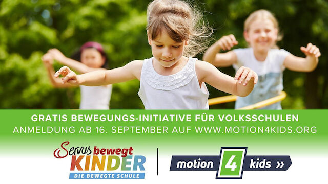 Mit motion4kids wird Ihre Schule eine "Bewegte Schule"!