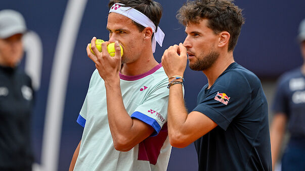 Thiem-Doppel in Kitzbühel wegen Regens verschoben